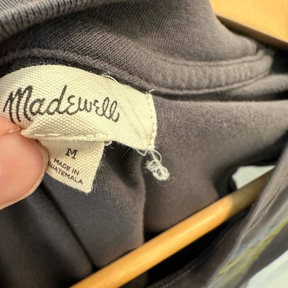Madewell Black Graphic Tee with Mountain Design - Picture 7 of 7